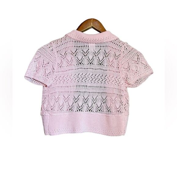 3 for $30! Say what light pink shirt sleeve cardigan - Picture 10 of 10